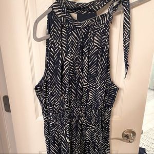 Merona, L, halter w/ corner tie dress